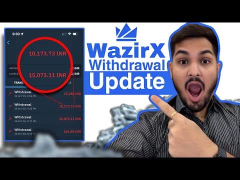 How To Withdraw On Wazirx? Wazirx Withdrawal New Update