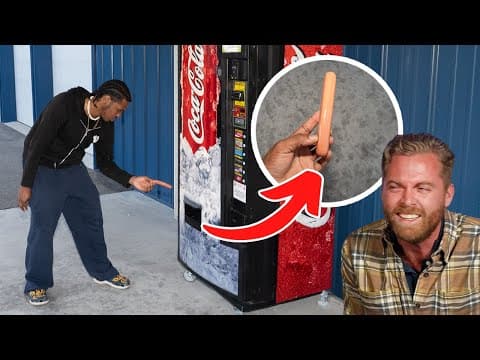 Soda Machine That Gives Hotdogs Prank!