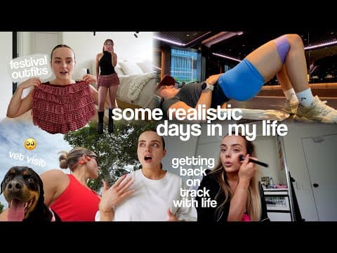 A Few Realistic Days Of Someone Getting Back On Track With Life X Princess Polly Festival Haul