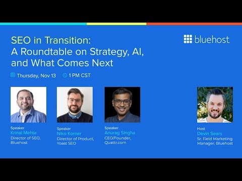 Seo In Transition: A Roundtable On Strategy, Ai, And What Comes Next