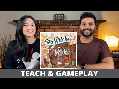 Tea Witches - Board Game Teach & Playthrough