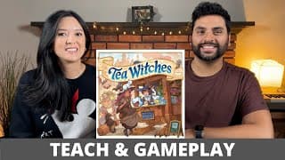 Tea Witches - Board Game Teach & Playthrough