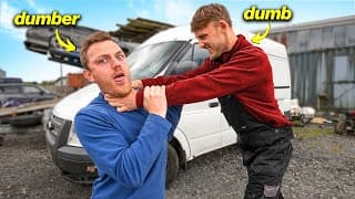 I Made A Big Mistake! Wrecked Amazon Delivery Van | 10 Day Van Build