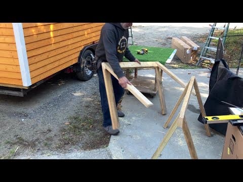 Beginners Carpentry...hand Tools And Build Stackable Sawhorses...diy…ep 1