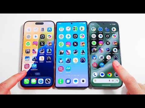 Iphone 17 Pro Max Vs Galaxy S25 Ultra Vs Pixel 10 Pro Xl Speed Test