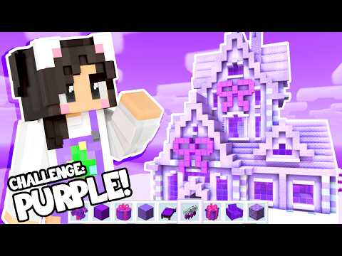 💜i Built A Purple Toy Shop In Minecraft!