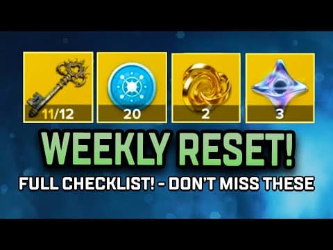Destiny: Rising Weekly Reset Checklist - Do This Before The Week Ends!