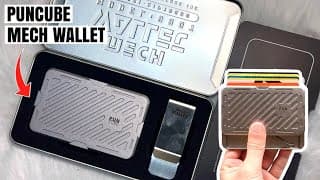 Unboxing Puncube Money Clip Mech Wallet | Slim, Fidget, Rfid-blocking & Sleek | Review