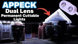 New Appeck Permanent Outdoor Lights Pro! Cuttable Extendable Lights For Year Round Use!