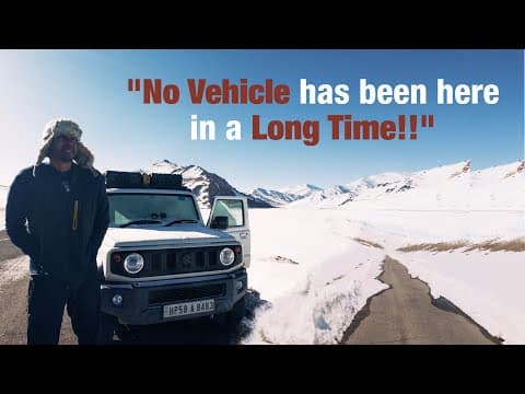 I Drove Across Desolate Roads & Snow Covered Passes To Reach Kharnak This Winter