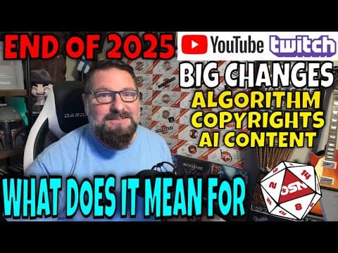 Oldskulenerd The End Of 2025 And Youtube As We Know It. What Is Next?