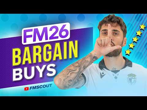 The Best Bargains You Must-sign In Fm26 | Football Manager 2026 Best Players