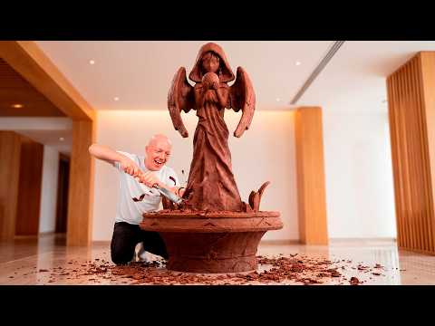 11 Дней Создания Гигантской Шоколадной Статуи За 45 Минут!