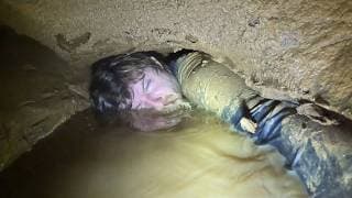 Stuck Alone In A Flooding Cave