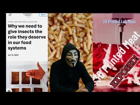 Mass Produced Bugs, Gmos & 3d Printed Foods Are Being Forced On The World By Global Governments