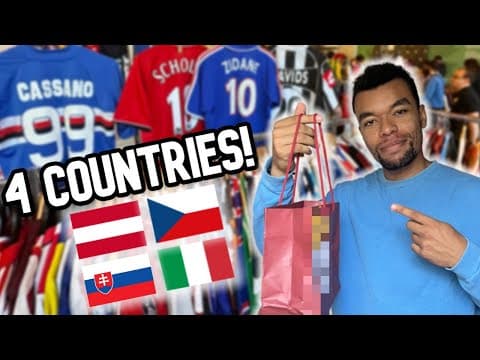 Football Shirt Hunting In 4 Different Countries!