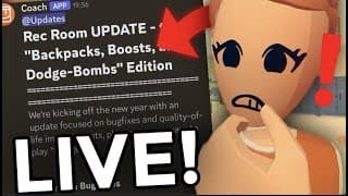 New Rec Room Update! New Rec Room Update! New Rec Room Update!