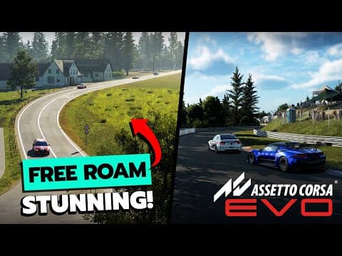 Assetto Corsa Evo – New Free Roam Details And Open World Footage