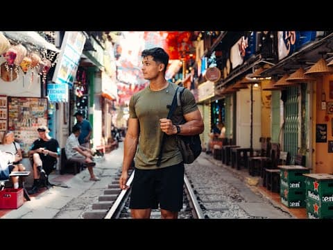 24 Hours In Hanoi🇻🇳 Train Street, Hoàn Kiếm Lake & Hoa Lo Prison