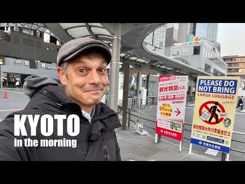 Kyoto Station At 7am - Before The Tourists?