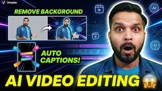 Background Remover and Auto Caption in One Tool | Vmake AI