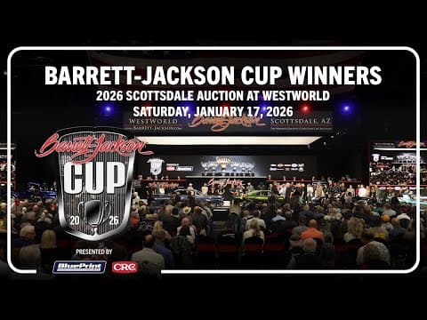 2026 Barrett-jackson Cup Winners - 2026 Barrett-jackson Scottsdale Auction