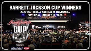 2026 Barrett-jackson Cup Winners - 2026 Barrett-jackson Scottsdale Auction