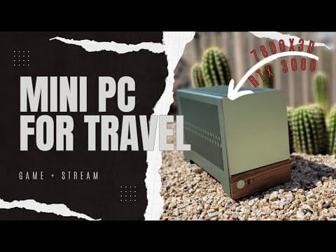 My Pc Fits In My Carry On | Mini Itx Sff Pc | 7800x3d + Rtx 3080