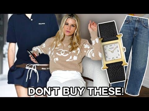 My Shocking Luxury Shopping Ban List For 2025!