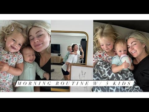 Our Morning Routine With 5 Kids!!