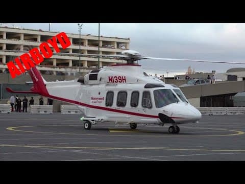 Honeywell Flight Test Aw-139 N139h Long Startup • Hai Heli-expo 2024