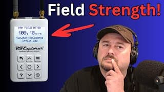 The Rf Explorer Field Strength Meter!