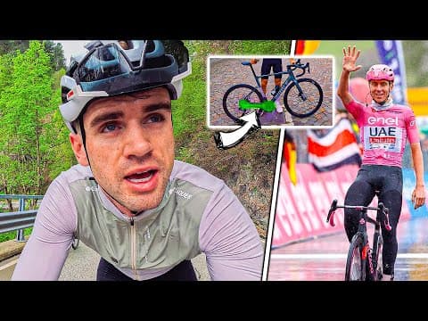 Is An E-bike Faster Than Tadej Pogacar? *giro D'italia*