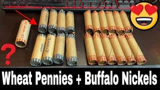 Bank Teller Gave Me Rolls Of Old Coins - Wheat Pennies, Buffalo Nickels