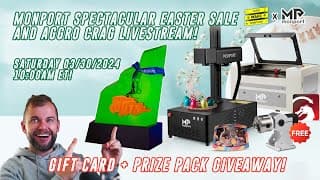 Let's Laser Engrave The Aggro Crag Live! (sponsored By @monportlaser!)