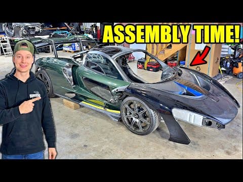 Rebuilding The Rarest Wrecked Mclaren Senna Part 5!!!