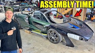 Rebuilding The Rarest Wrecked Mclaren Senna Part 5!!!
