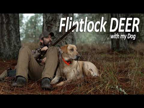 3 Days FLINTLOCK Deer Hunting and Camping with my Dog!