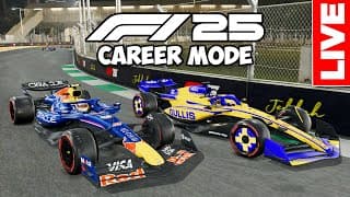 F1 25 Career Mode 100% Bahrain & Saudi Grand Prix!