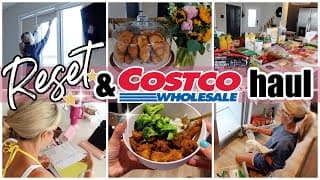 *new* Reset With Me Relaxing Rainy Day Rest Huge Healthy Costco Haul Cook Clean Plan Prep 2024