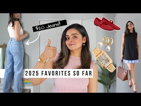 2025 Favorites So Far | Most-worn Shoes, Jewelry, Jeans & Tops