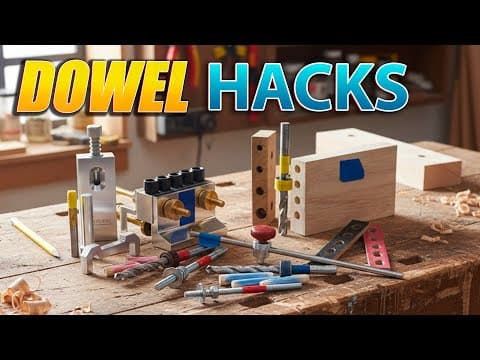 Woodworking Dowel Hacks For Better Joinery