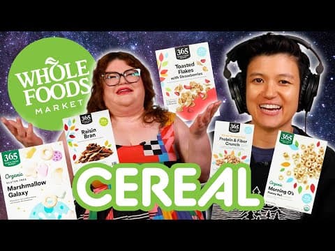 We Ate Every Cereal From Whole Foods | Kitchen & Jorn