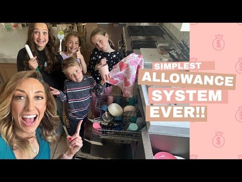 Allowance System For 8 Kids! What We Pay, Chores, Teaching Kids About Money + More! | Jordan Page