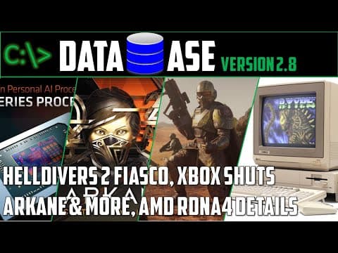 Database: Xbox Shuts Studios, Helldivers 2 Pc Fiasco, Batman Dies Again, Commodore Bust & More #28