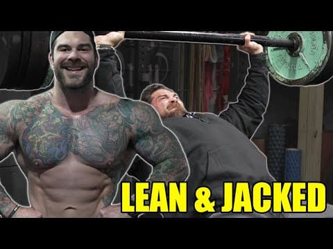 Getting Lean While Growing My Upper Body — Full Push Day Vlog