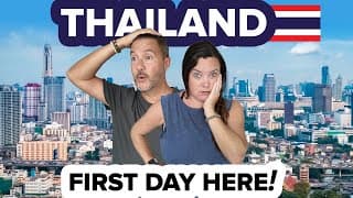 Our First Day In Bangkok Thailand Was Intense 😳 What It's Like 🇹🇭