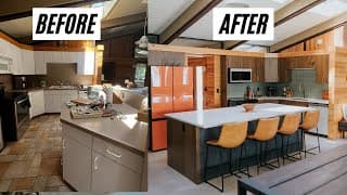 Diy Lakehouse Airbnb Renovation | Mid Century Modern Before & After