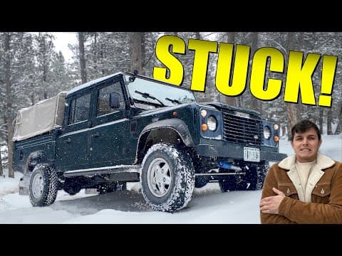 Snow-wheeling A Classic Land Rover Defender - Does It Live Up To The Hype?