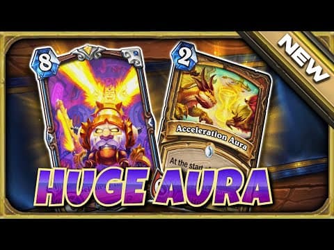 *miniset Out* This New Deck Has Aura (also It's Broken)! - Thijs Hearthstone